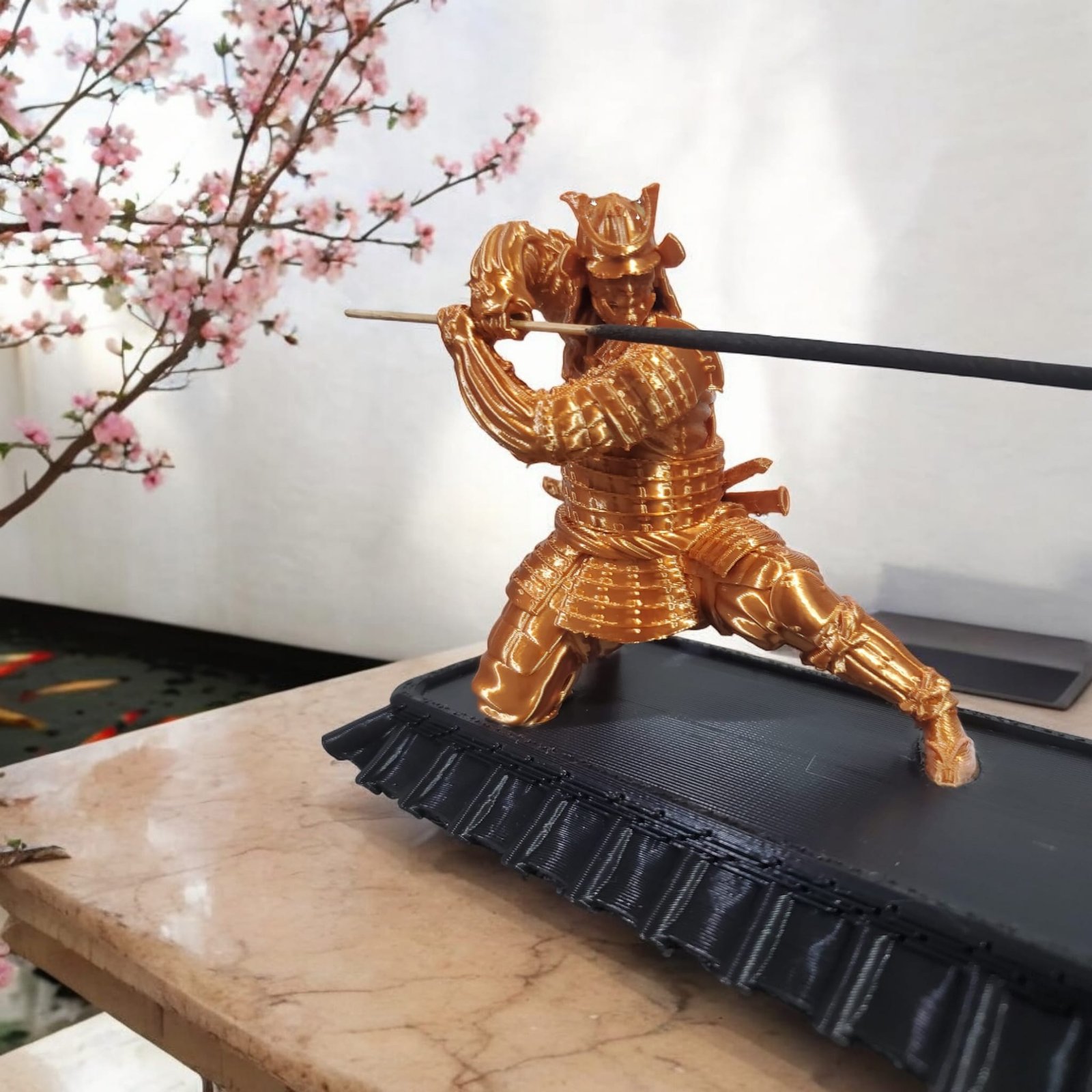 Samurai Incense Holder